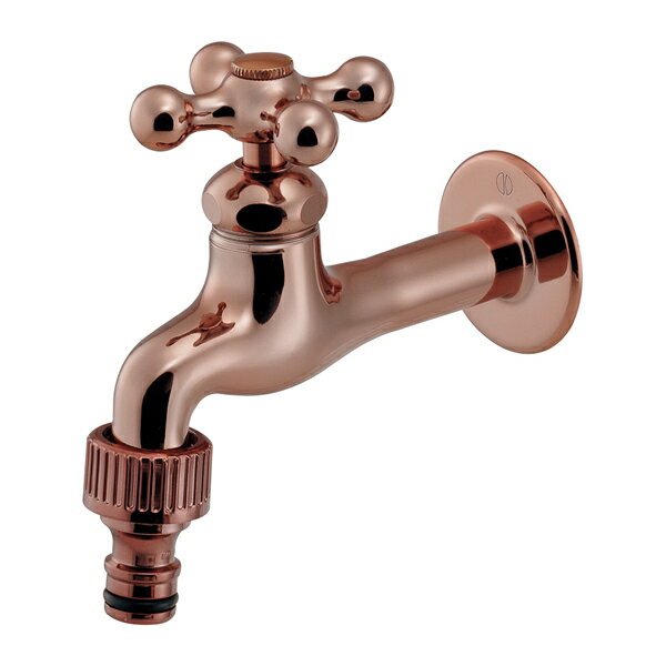 カクダイ 【701-121B-BR】横水栓(ロング) カッパーブラウン〔GB〕