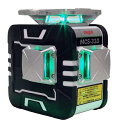 ###Ξマイト工業 レーザー墨出し器【MCS-31D-R】マイティライン 本体+受光器MK-404G/セット (LDグリーン/コーンレーザー/センサー) V2/H2