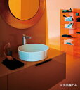 三栄水栓/SANEI【SL812331-W-112】洗面器 水栓取付穴なし オーバーフローなし Kartell by LAUFEN〔FA〕