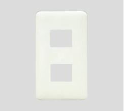β神保電器 配線器具【WJD-2】J・WIDEシリーズ 2ピースコンセントプレート 1連用