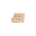 ####u.ミヅシマ工業【600-0320】スノコジョイントREコーナークリーム コーナー 75X75