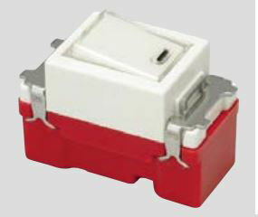 β神保電器 配線器具【JEC-BN-1MPW】ピュアホワイトニューマイルドビー 埋込マークスイッチ 片切 本体