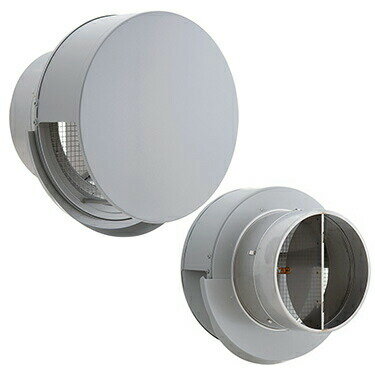 ユニックス 換気口【BSW250SCR3MDSQ】丸型フラットカバー付 3メッシュ 防火ダンパー 120℃型式〔HF〕