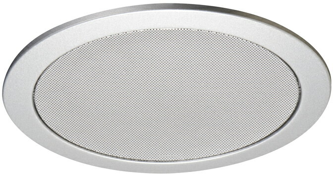 ※こちらの商品はご入金確認後のお手配です。代引きでのお取り扱いはできません。メーカー直送品となります。 CM−2330A，CM−2330AT（別売）のコイルばねに引っ掛けるだけで簡単に施工できるスピーカーパネルです。 シルバーメタリック塗装の薄型デザインを採用し、汚れが目立ちにくい仕上げです。 フレーム、ネットともに金属製の塗装品ですので、クリーニングも容易です。 取付方式・・・スプリングキャッチ方式 仕上・・・フレーム：アルミ　シルバーメタリック　塗装 ネット：アルミパンチング　シルバーメタリック　塗装 寸法・・・φ230×7 mm 質量・・・90 g