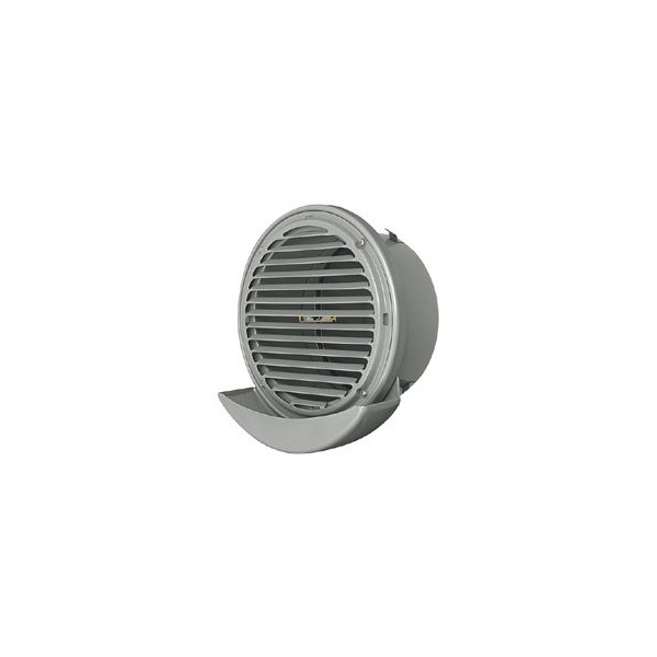 MELAT/メルコエアテック 換気部材【AT-150UGSWD4】ドレン皿付薄形ベントキャップ(ドレン皿外付け) 外壁用(ステンレス製) 適用パイプφ150 横ギャラリ 防火ダンパー付〔HF〕