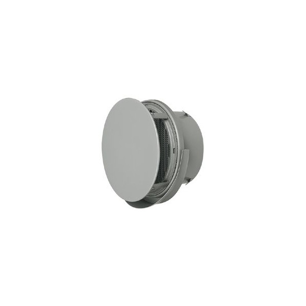 MELAT/メルコエアテック 換気部材【AT-250TUWSJK】丸形防風板付ベントキャップ(ワイド水切) 外壁用(ステンレス製) 適用パイプφ250 横ギャラリ・網 防火ダンパー付〔HJ〕