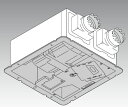 パナソニック【FY-14ZBZ3】気調・熱交換形換気扇 天井埋込形 標準形 ルーバー別売タイプ〔IB〕(2)