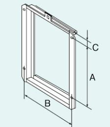 リンナイ【UOP-5030-1】(21-4517) 扉内設置用取付BOX〔GH〕