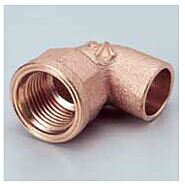 KVK 継手配管部材【Z726-1】銅管用水栓エルボ〔GB〕