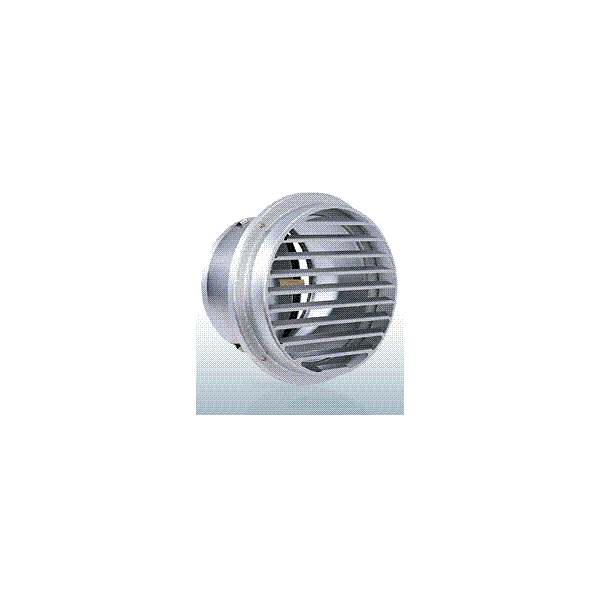 西邦工業【SVD100FC】厚型・防火ダンパー付外壁用アルミ製換気口・ベントキャップ〔HF〕