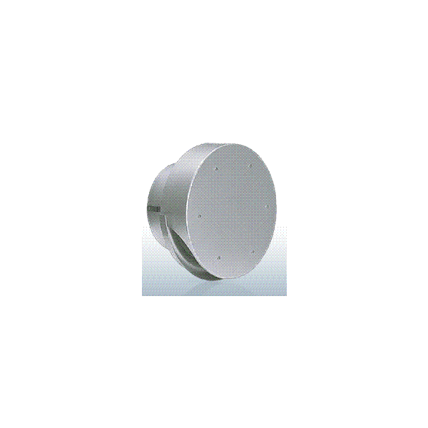 西邦工業【SXU65M】水切り付薄型フード・ガラリ型外壁用アルミ製換気口・薄型フラットフード〔HF〕