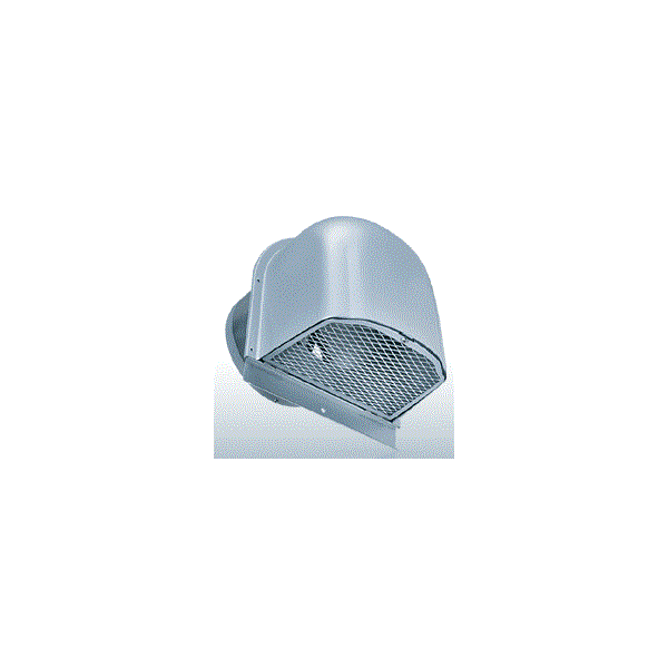 西邦工業【CFND100CBL】金網型　7×14ラス網　下部開閉タイプ　防火ダンパー付外壁用アルミ換気口　深型..