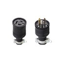パナソニック 配線器具【WA5520】引掛防水ゴムコードコネクタ(セット品) JIS防雨型 接地2P(旧3P) 20A(L6ー20) 250V