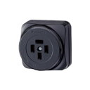 パナソニック 配線器具【WK1420】露出コンセント 接地3P(旧4P) 20A 250V ブラック