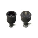 パナソニック 配線器具【WA3615】防水ゴムコードコネクタ(セット品) JIS防雨型 接地2P 15A 250V