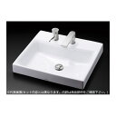###TOTO セット品番【LS717CM#NW1+TLE25SS1A】カウンター式洗面器 ベッセル式 ホワイト 台付自動水栓 アクアオート 自動水石けん供給栓...