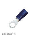 Яニチフ 【TMEX 2-4(RBD 2-4)(100個)】青 環境配慮形 絶縁被覆付圧着端子 銅線用 (R形)丸形