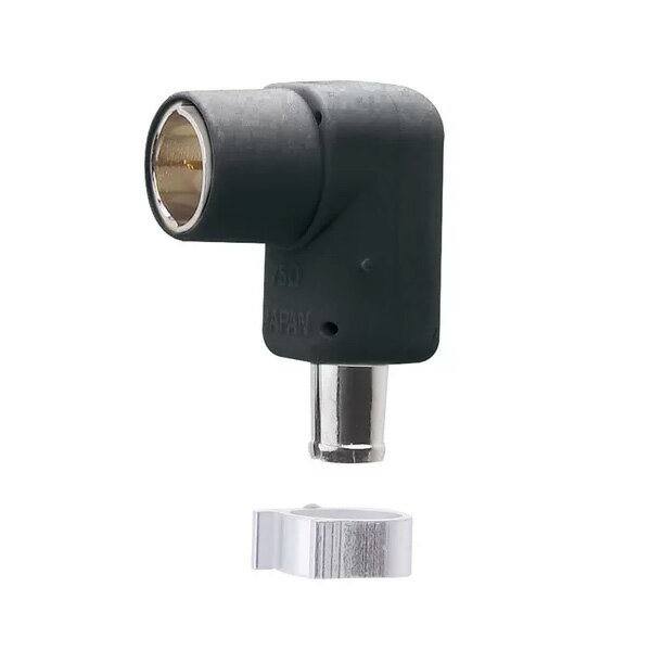 Яマスプロ電工 【AP5CW-P】テレビ受信機器用パーツ アンテナプラグ L型プッシング シールド型 防水処理なし パック