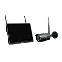Яマスプロ電工 【WHCBL10M4】モニター&ワイヤレスHDカメラセット (Full HD) モニターサイズ 10.1インチ バレット型カメラ