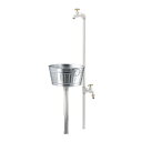###ミズタニバルブ工業 【MP-CO-2Pi-WH】coniwarium Pipe 小庭リウム パイプ Piprop Plant Stand Pan 白〔FG...