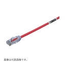 Яパンドウィット 【UTP28X5MRD】Cat6A CM/LSZH UTPパッチコード (細径タイプ 28AWG) 単線 両端RJ45付 ケーブル外径φ4.7mm 5m 赤