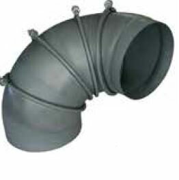 ●富士工業/FUJIOH 配管部材【TFD5P-15】排気方向変換 回転式フレキシブルダクト 受注生産〔▽〕