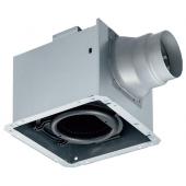 東芝(日本キヤリア) ダクト用換気扇【DVF-XT14】ルーバー(本体カバー)別売 サニタリー用 接続ダクトφ100mm 埋込寸法225mm角〔IF〕