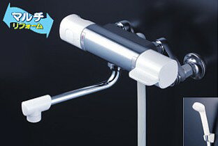 KVK 水栓金具【FTB100KRJ】浴室用水栓 サーモスタット式シャワー〔HB〕