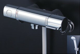 KVK 水栓金具【FTB100KWRNT】浴室用水栓 サーモスタット式シャワー ※寒冷地用〔HB〕