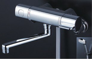 KVK 水栓金具【FTB100KWWFT】浴室用水栓 サーモスタット式シャワー ※寒冷地用〔HB〕