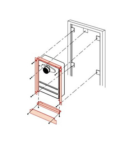 ####ψパロマ【KAPHT-7】(54093) 扉内設置 給湯機 取替部材