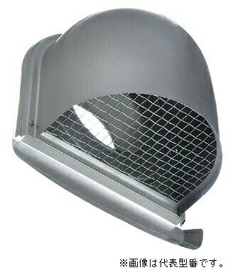 バクマ工業【N-125SUV2BL】U型フード付換気口 シルバーメタリックライト〔HI〕
