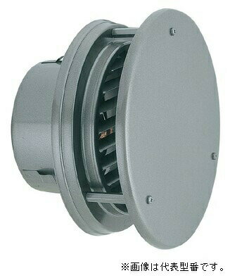バクマ工業【WD-100GBL】丸型防風板付換気口 防火ダンパー付 シルバーメタリックライト〔HI〕