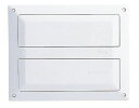 ####u.ナスタ/Nasta【KS-6040P2-SG】屋内換気口 樹脂 木枠留め用 プッシュタイプ 断熱密閉型 シルバーグレー