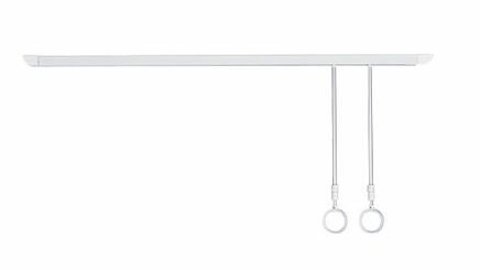 ▲●u.ナスタ/Nasta【KS-DA100A2】屋内物干 天井取付タイプ プッシュタイプ シルバーグレー