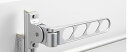 ####u.ナスタ/Nasta【KS-DA452ABN】屋外物干 折りたたみ収納タイプ L=450mm 1セット2本入