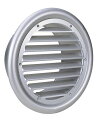 西邦工業/SEIHO【SC100】外壁用アルミ製換気口(フラットグリル) 内向ガラリ型〔HF〕