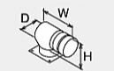 ●♪パーパス 排気部材【HA-100L】排気アダプター(上方L型) 2