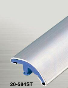 ####u.アシスト/Assist【20-584ST (2m)】床金物 タイルカーペット・カーペット見切り インサート ステンレス製 半硬質塩化ビニール ヘアーライン仕上げ