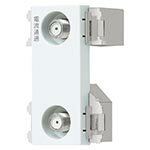 パナソニック 配線器具【WCS3824W】埋込高シールドテレビターミナル2端子 電流通過形 10〜3224MHz ホワ..