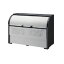 ###u.ダイケン【CKR-1607-2】ゴミ収集庫 スチールタイプ クリーンストッカー CKR-1607-2型 奥行750mm 容量1000L 100,610円