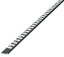 ####u.アシスト/Assist 【20-4132RBL(2m)】床金物 パスタライン アルミ製 ブラック 小頭用穴あけ加工済み