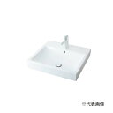 ###INAX/LIXIL 角形洗面器【YL-A536SYEB(C)-NS】ベッセル式 スクエアタイプ 水栓なし 床給水 床排水(Sトラップ)〔HC〕