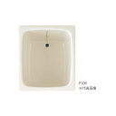 ###TOTO 浴槽【P102R/P102L#SC1】パステルアイボリー ポリバス 800サイズ バランス釜用穴なし仕様 埋め込みタイプ エプロン:二方半 排水...