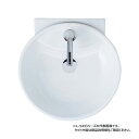 ###INAX/LIXIL セット品番【L-543ANC/BW1+AM-300TCV1】ピュアホワイト 丸形洗面器 ベッセル式施工 自動水栓 壁給水・壁排水(P...