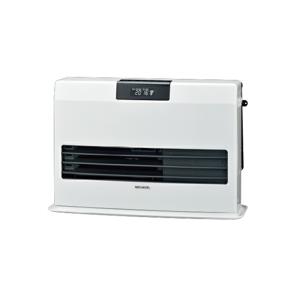 ●コロナ 暖房機器【FF-WG52YK(W)】ナチュラルホワイト FF式温風ヒーター WGシリーズ 標準タイプ ガス化式 主に14畳用 カートリッジタンク式