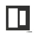 β神保電器 配線器具【QWP-S3-BK】スイッチ+コンセントプレート スイッチ+3口 スリムスクエアBLACK J・WIDE SLIM(Jワイドスリム)