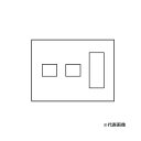 β神保電器 配線器具【QWD-113-BK】2ピースコンセントプレート(QWDシリーズ)BK色 3連用 スリムスクエアBLACK J・WIDE SLIM(Jワイ...