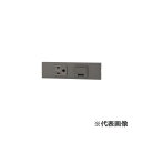 ###β神保電器 配線器具【KAG-2600SG】ソリッドグレー NKシリーズ 接地コンセント+アースターミナルセット 受注生産