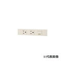 ###β神保電器 配線器具【KAG-3575PW】ピュアホワイト NKシリーズ 接地コンセント+接地コンセント+アースターミナルセット 受注生産